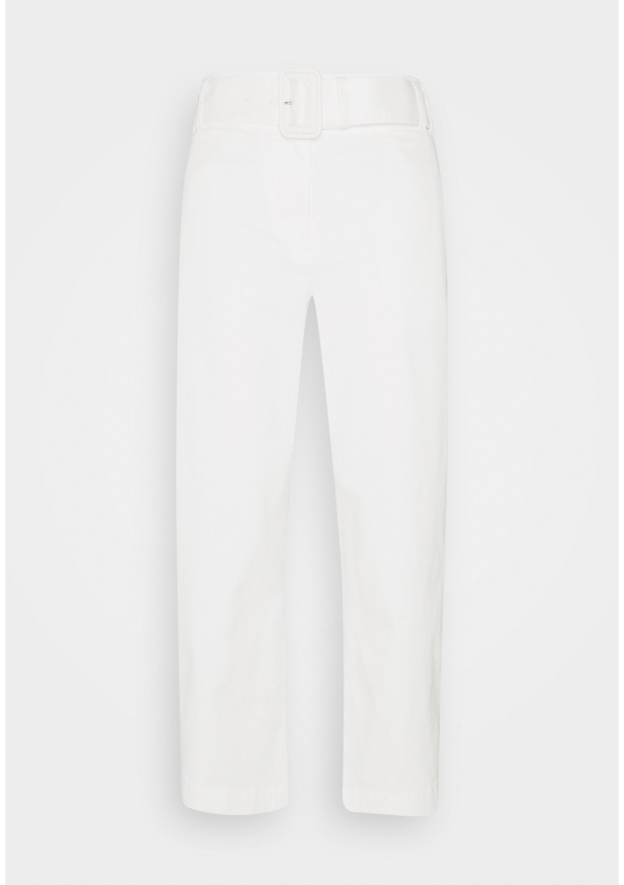 Proenza Schouler White Label BELTED SOFT PANT - Spodnie materiałowe