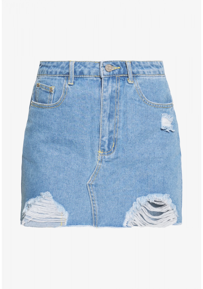 Missguided Petite MINI SKIRT - Spódnica jeansowa