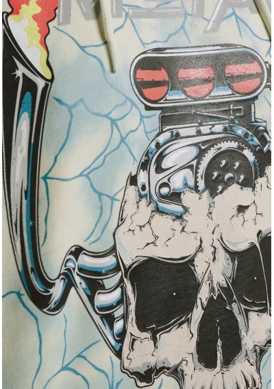 NEW girl ORDER METAL FROM HEAVEN TIE DYE HOODIE - Bluza