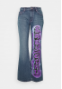 Jaded London LOW RISE BABY GIRL GRAFFITI PRINT - Jeansy Bootcut