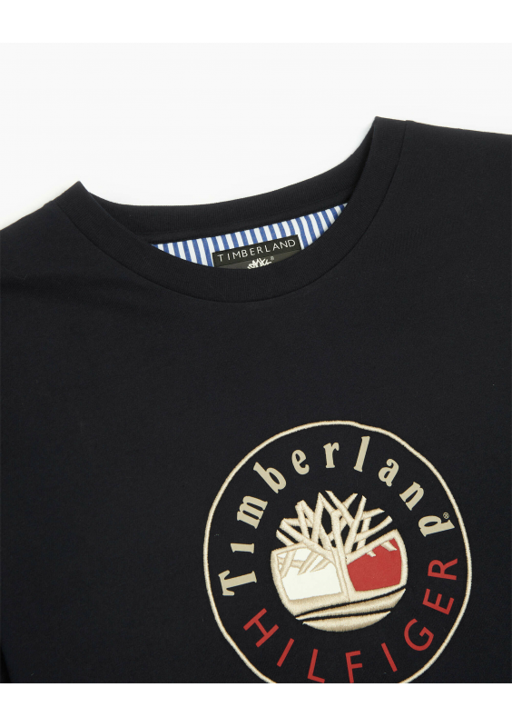 Męski T-shirt z logo Tommy Hilfiger x Timberland