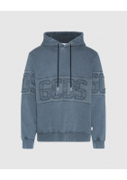 GCDS OVERDYED BLUZA Z KAPTUREM Z LOGO GCDS