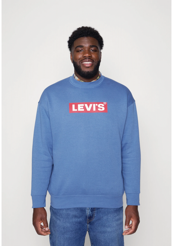 Levi's® Plus BIG RELAXED GRAPHIC CREW - Bluza