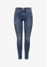 ONLY ONLWAUW LIFE MID - Jeansy Skinny Fit