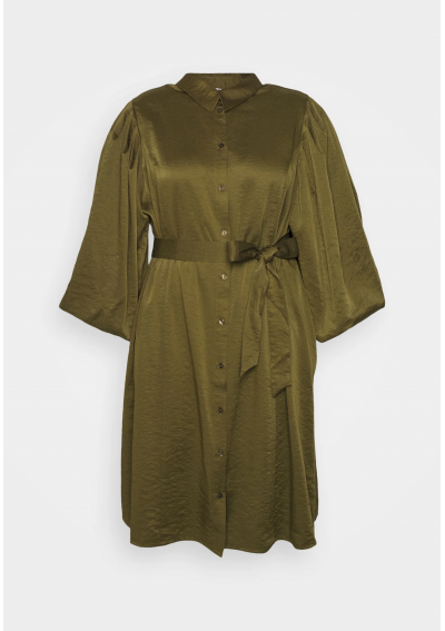 Selected Femme Curve SLFNALLIE SHORT SHIRT DRESS - Sukienka letnia