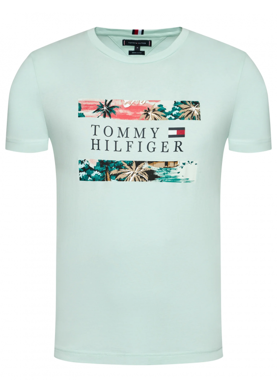 TOMMY HILFIGER T-Shirt Hawaiian Flag