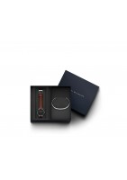 Daniel Wellington PETITE ST MAWES 32 SILVER BLACK - – Zestaw prezentowy
