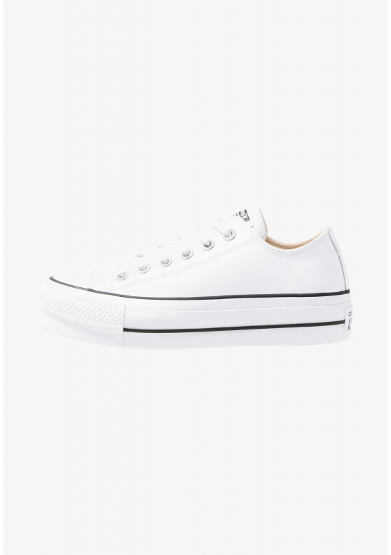 Converse - CHUCK TAYLOR ALL STAR LIFT CLEAN - Sneakersy niskie - white/black