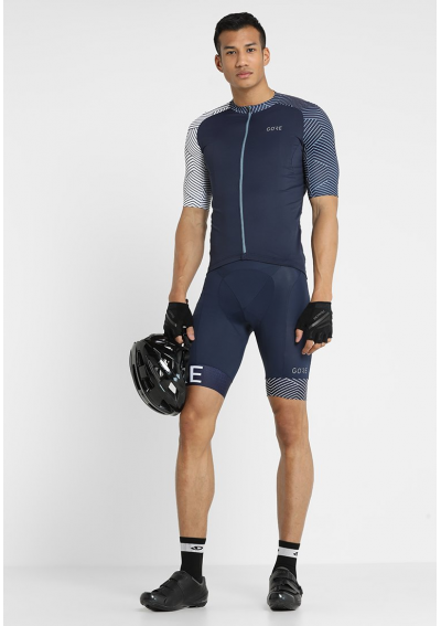 GOREWEAR C5 Koszulka rowerowa z zamkiem błyskawicznym NAVY