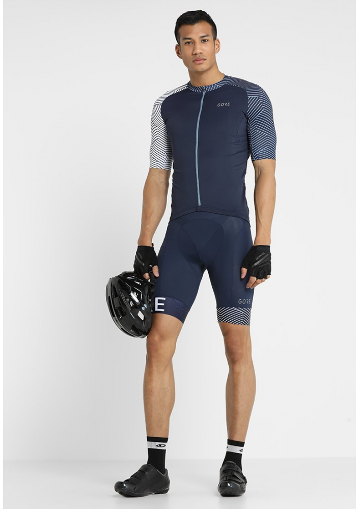 GOREWEAR C5 Koszulka rowerowa z zamkiem błyskawicznym NAVY