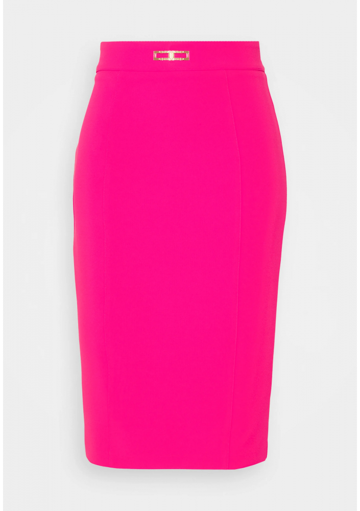 Elisabetta Franchi spódnica ołówkowa z logo
