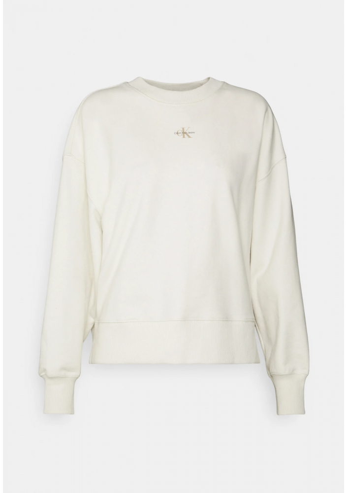 Calvin Klein Jeans MICRO MONOLOGO CREW NECK - Bluza