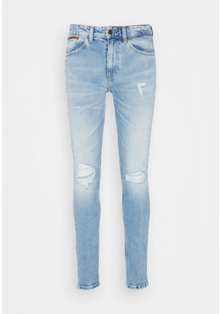 Tommy Jeans - AUSTIN SLIM - Jeansy Zwężane - denim light