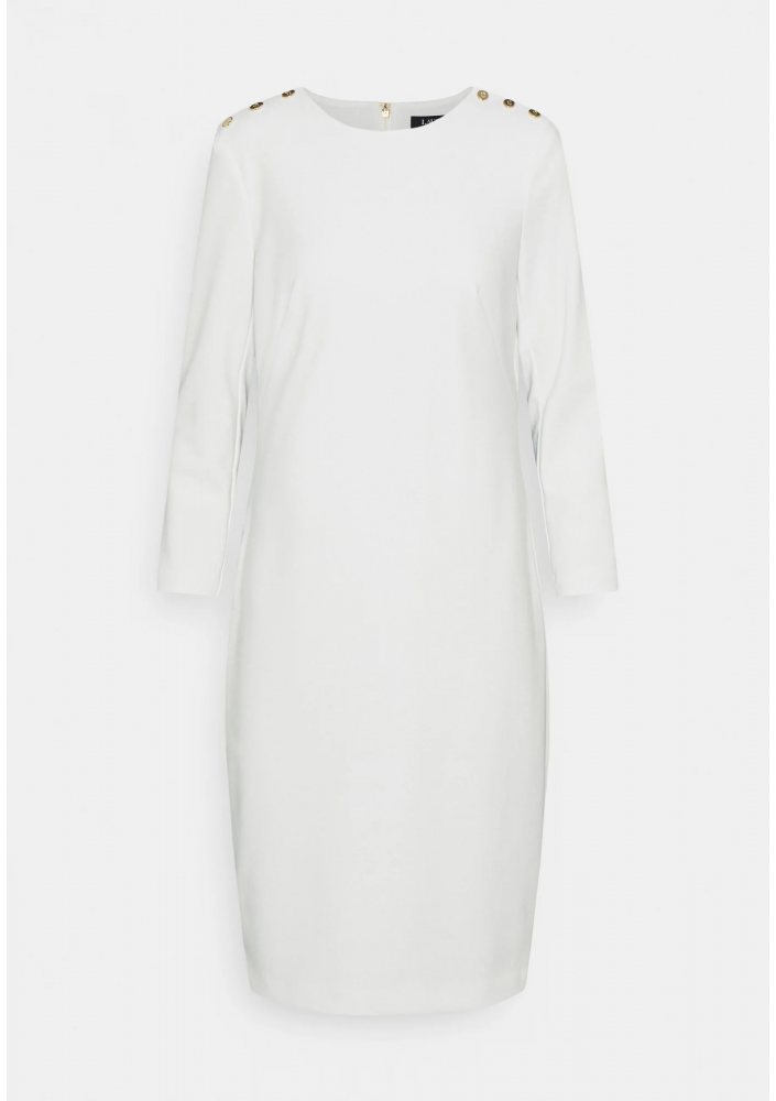 Lauren Ralph Lauren SHOULDER-BUTTON DRESS - Sukienka etui