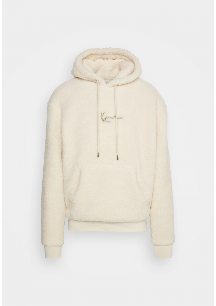 Karl Kani SMALL SIGNATURE TEDDY HOODIE UNISEX - Bluza z kapturem