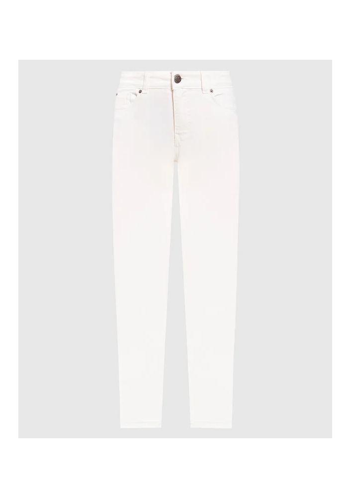 TWINSET BIAŁE OBCISŁE JEANSY