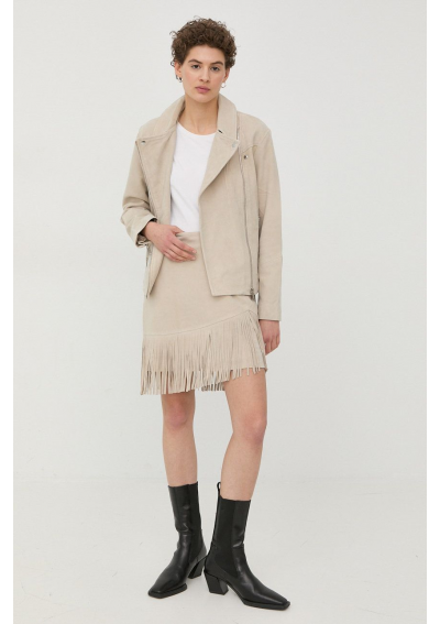 Bruuns Bazaar ramoneska zamszowa damska