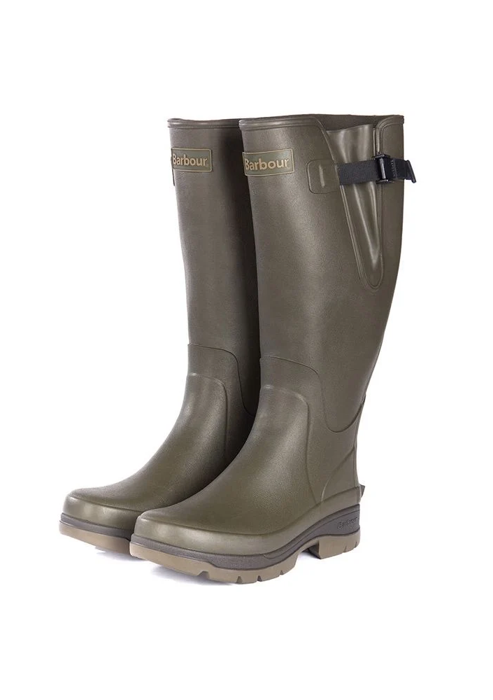BARBOUR Męskie kalosze Hail - oliwkowe