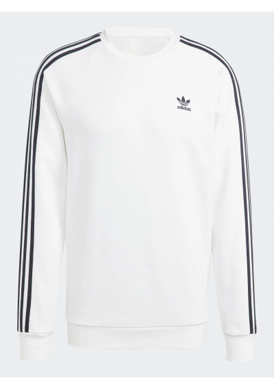 ADIDAS Bluza Adicolor Classics 3-Stripes Crew Sweatshirt IA4862 Biały Regular Fit