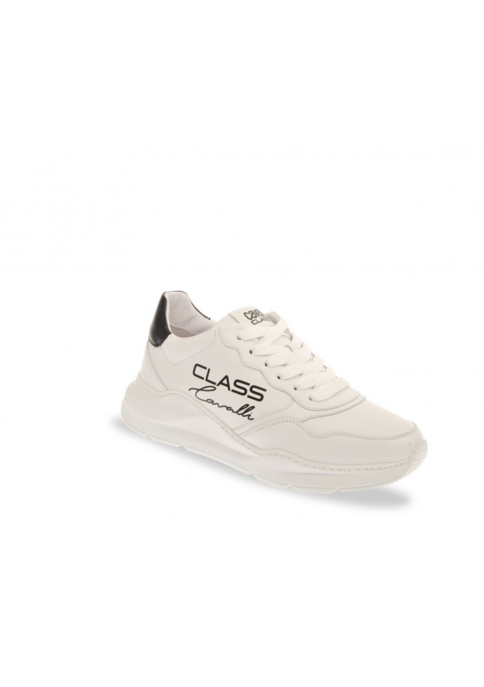 CAVALLI CLASS BY ROBERTO CAVALLI skórzane Sneakersy