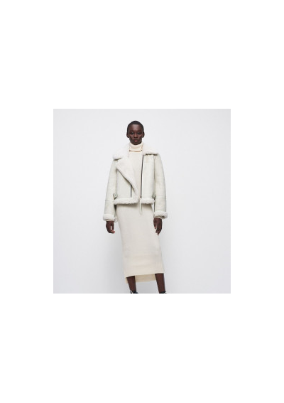 AllSaints SHOREDITCH SKI CLUB Kurtka z owczej skóry