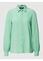 Weekend Max Mara Bluzka koszulowa z jedwabiu model ‘GEO’ - zielony