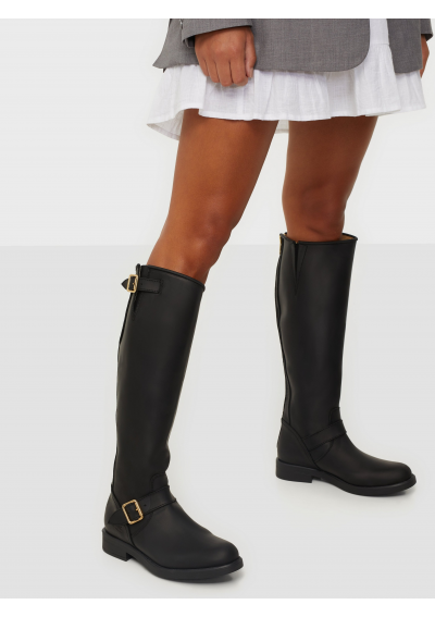 JOHNNY BULLS HIGH ZIP BACK kozaki skórzane