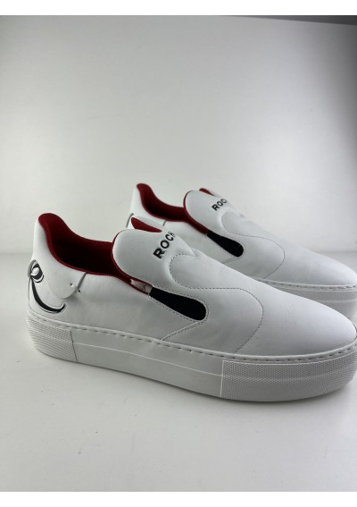 ROCHAS Niskie trampki z nadrukiem logo