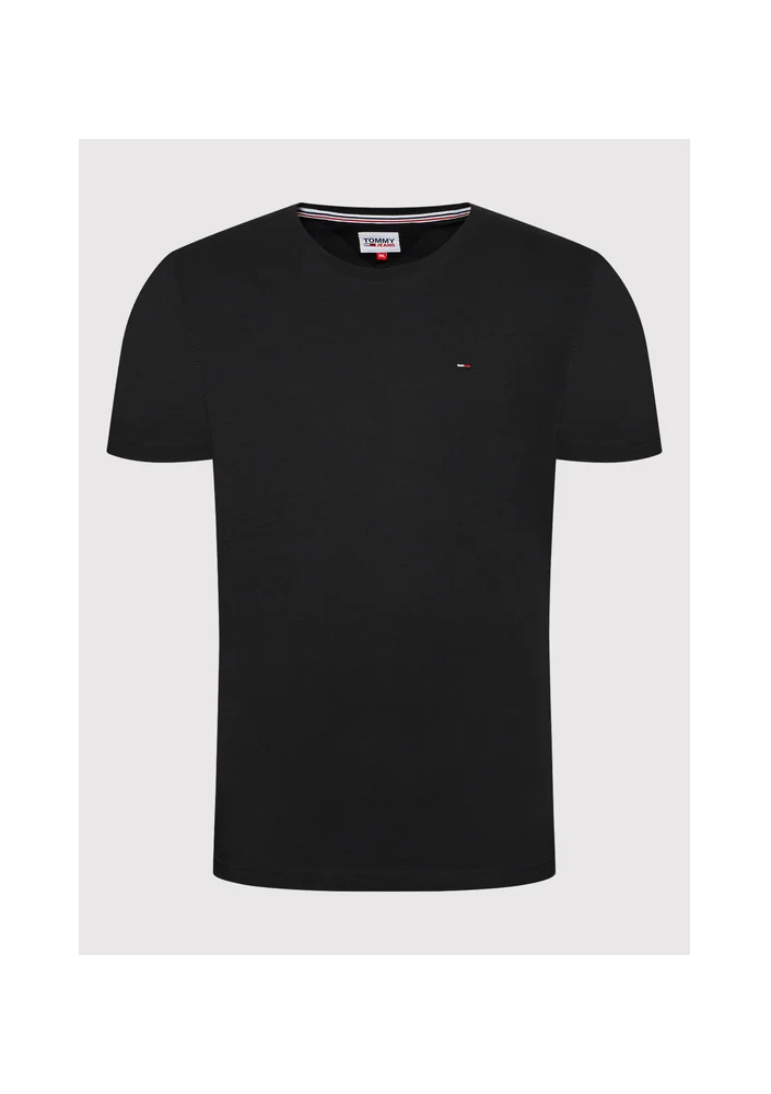 TOMMY JEANS T-Shirt Regular Fit czarny DM0DM04411