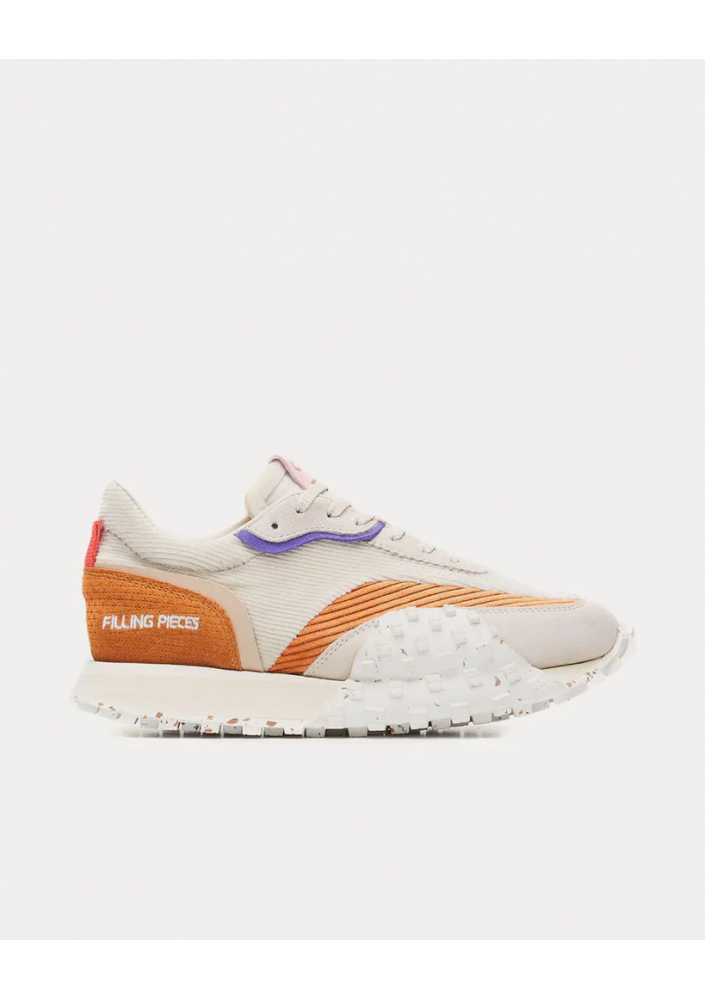 Filling Pieces - Żółte Niskie Tenisówki Unisex Crease Runner