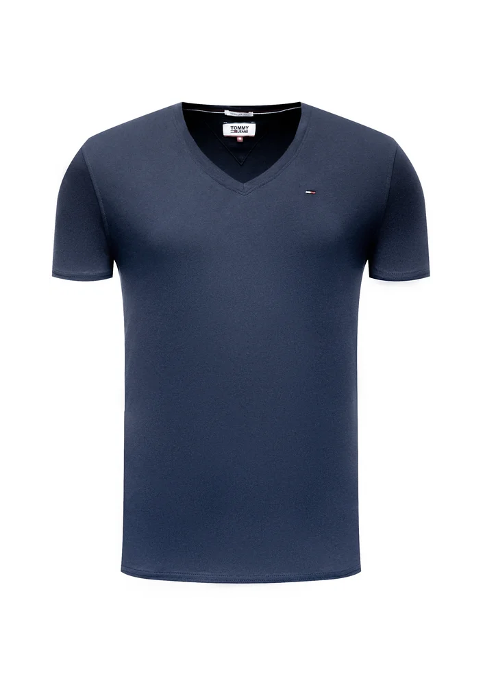 Tommy Jeans T-Shirt DM0DM04410 Granatowy Regular Fit