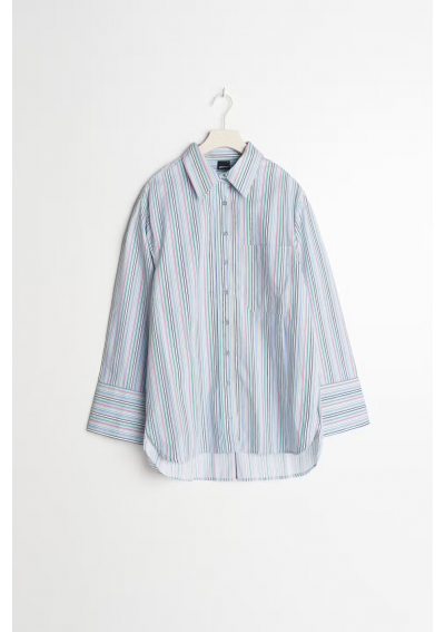 GINA TRICOT oversize&#039;owa koszula popelinowa