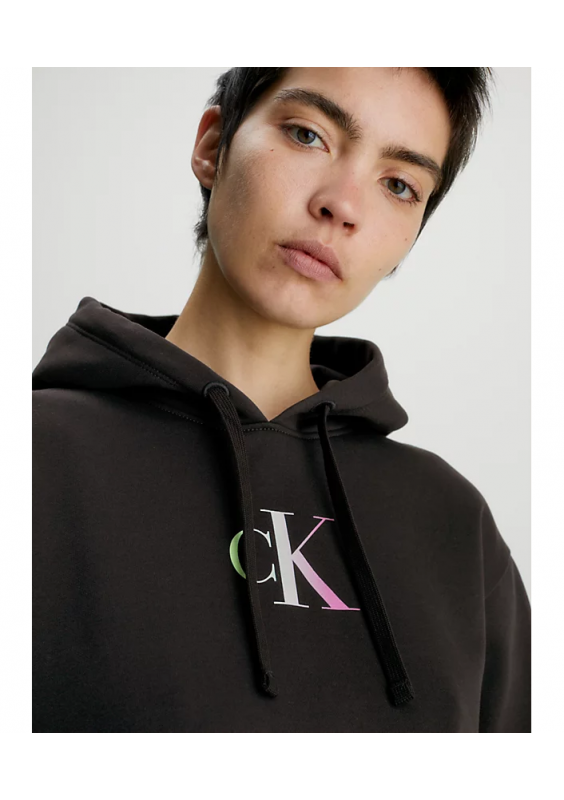 Calvin Klein Bluza damska Gradient Ck Hoodie Ck Black J20J222346