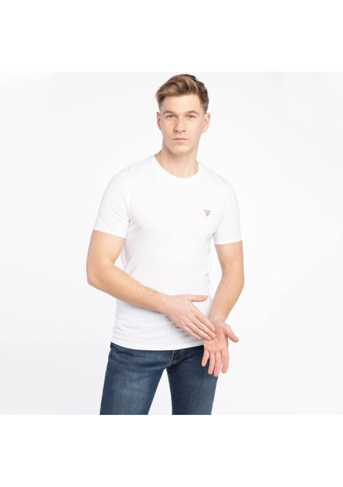 GUESS Koszulka z trójkątnym logo