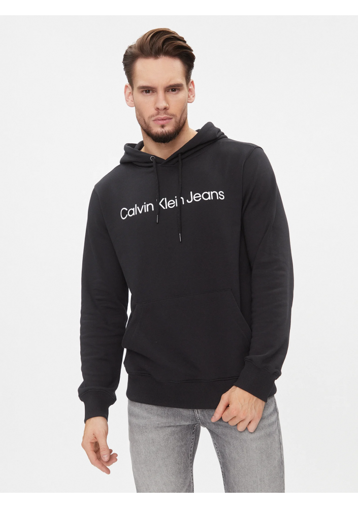 Calvin Klein Jeans Bluza Czarny Regular Fit