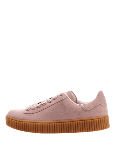 SVEA ANNA WIDE LACE SNEAKER PINK
