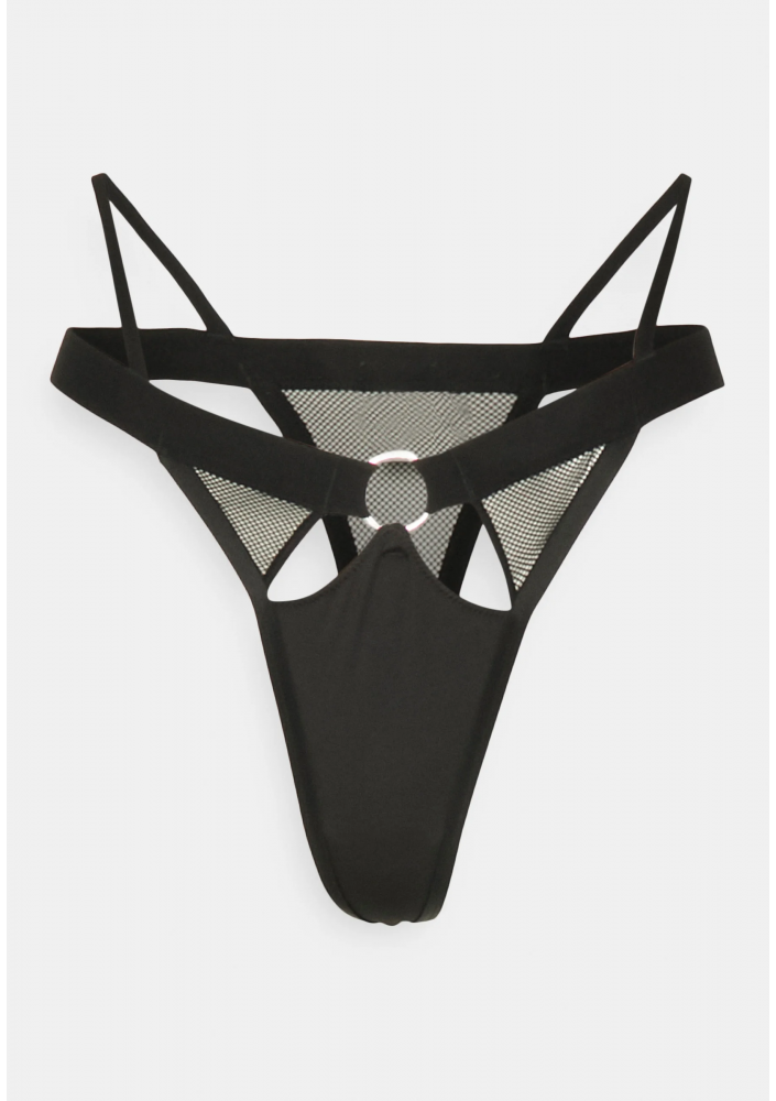 WE ARE WE WEAR SAMARA HARNESS STRAPPY FISHNET THONG - Stringi