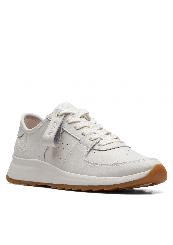 Clarks Półbuty DashLite Run 26172006 Off White Lea