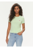 Guess T-Shirt W2YI44 J1314 Zielony Slim Fit