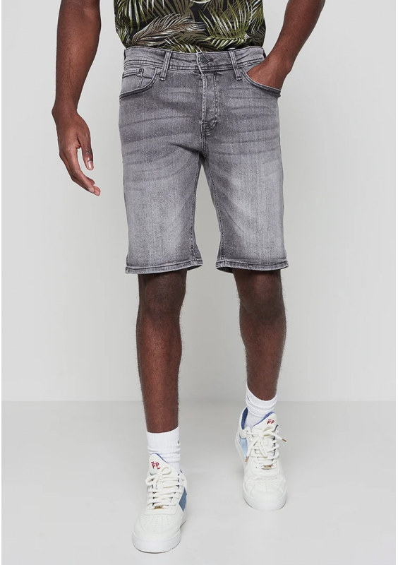 Jack & Jones Szorty jeansowe - szare