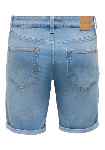 ONLY &amp; SONS REGULAR FIT DENIM SHORT