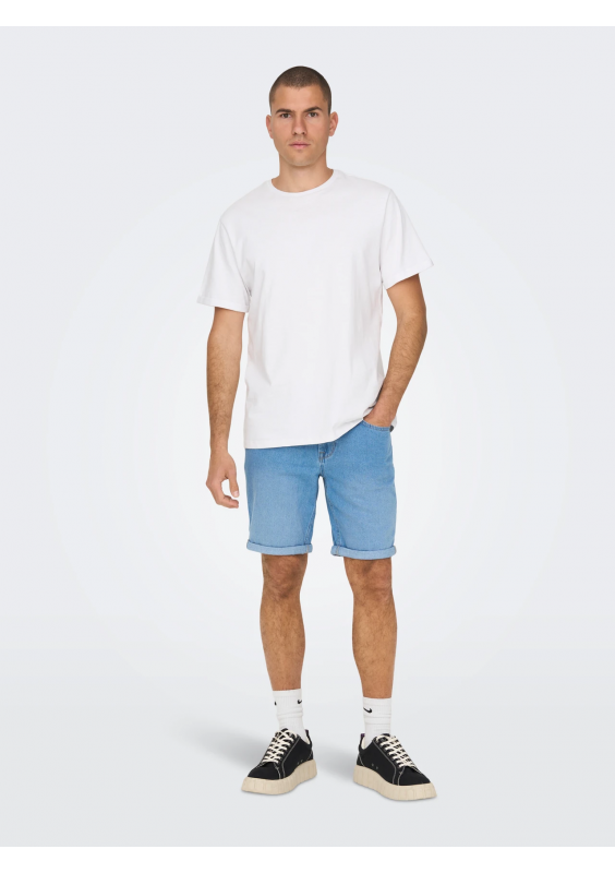 ONLY & SONS REGULAR FIT DENIM SHORT