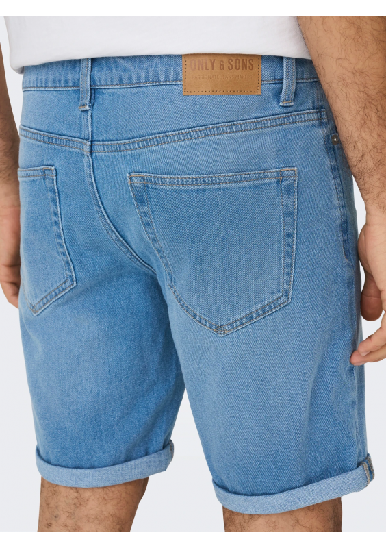 ONLY & SONS REGULAR FIT DENIM SHORT