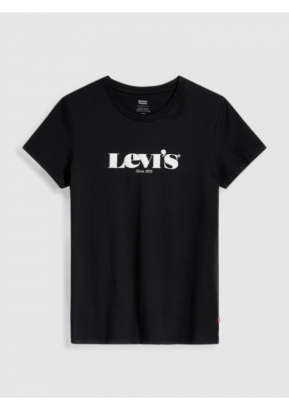 LEVISA T-Shirt damski czarny Levis czarny