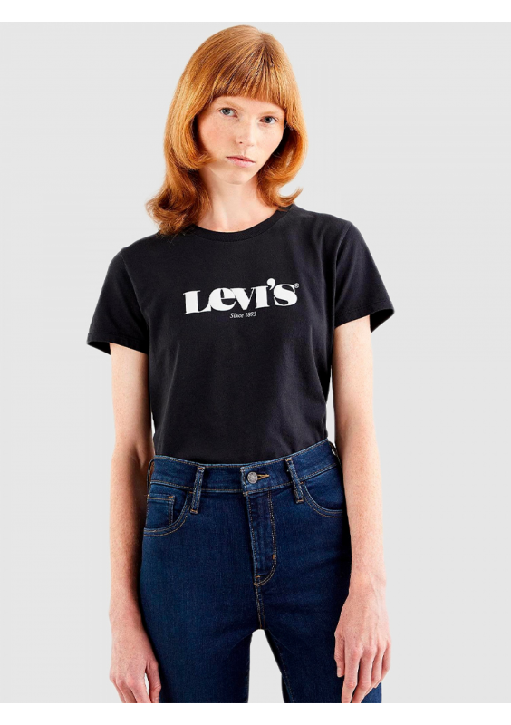 LEVISA T-Shirt daski czarny Levis czarny