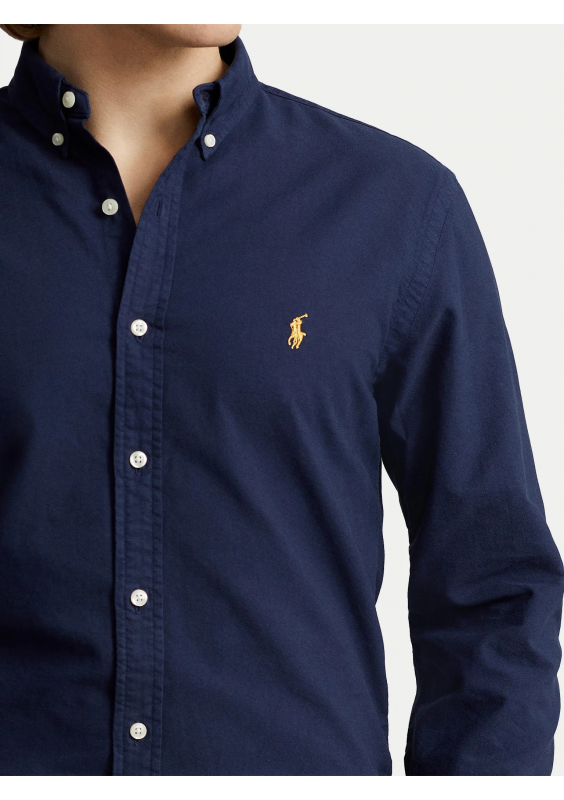 Polo Ralph Lauren Koszula 710767828003 Granatowy Slim Fit