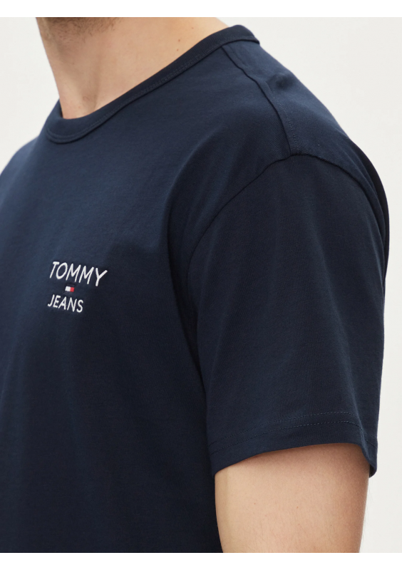 Tommy Jeans T-Shirt DM0DM18872 Granatowy