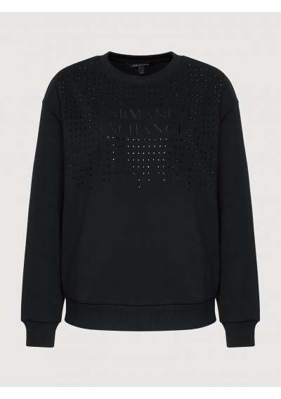 Armani Exchange Bluza 6KYM96 YJ6PZ 12Fit00 Czarny Regular