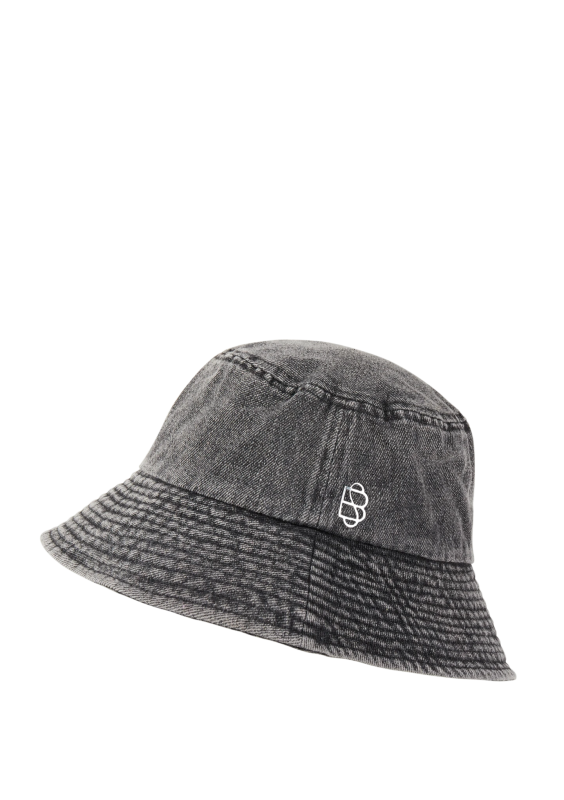 Becksöndergaard Czapka typu bucket hat z denimu - ciemnoszary