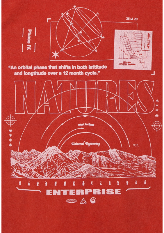 BDG Urban Outfitters NATURES ENTERPRISE - T-shirt z nadrukiem